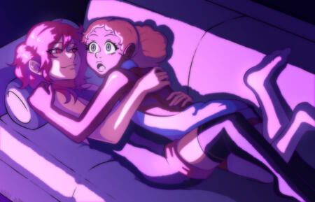 Cel shaded + blur full body