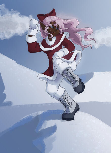 Full body render w simple background